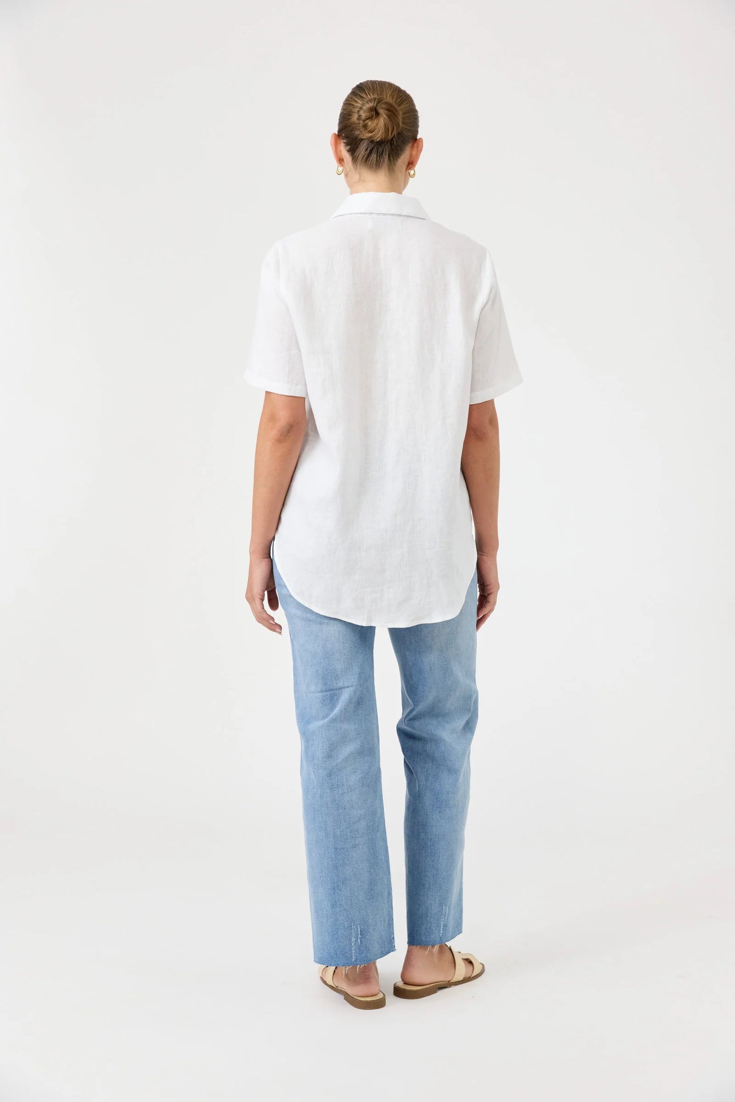 Studio Short Sleeved Shirt - White