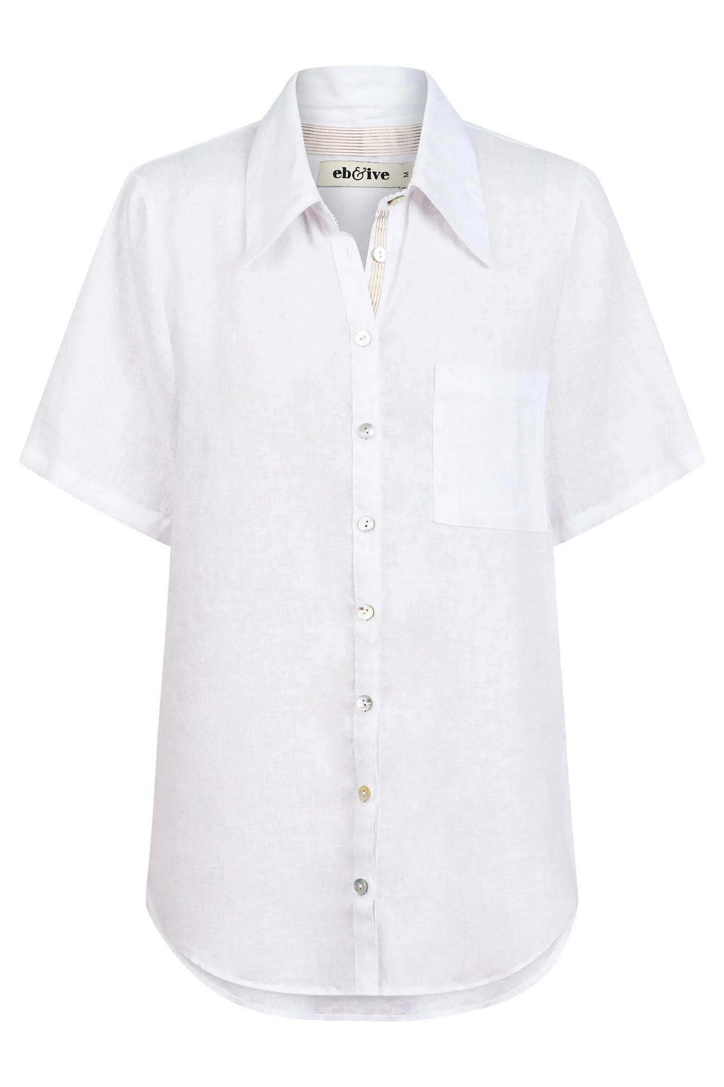 Studio Short Sleeved Shirt - White
