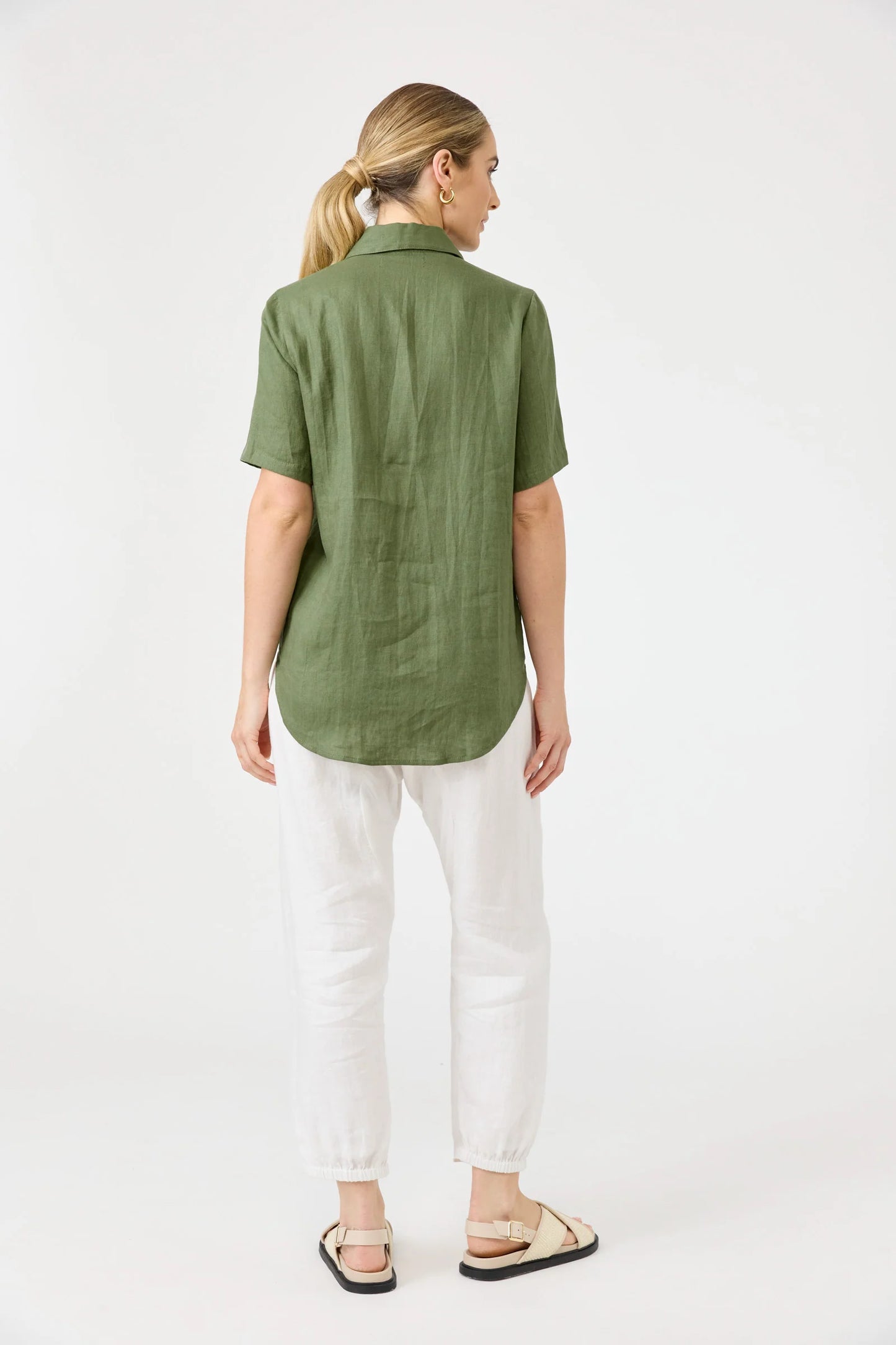 Studio Short Sleeved Shirt - Olive