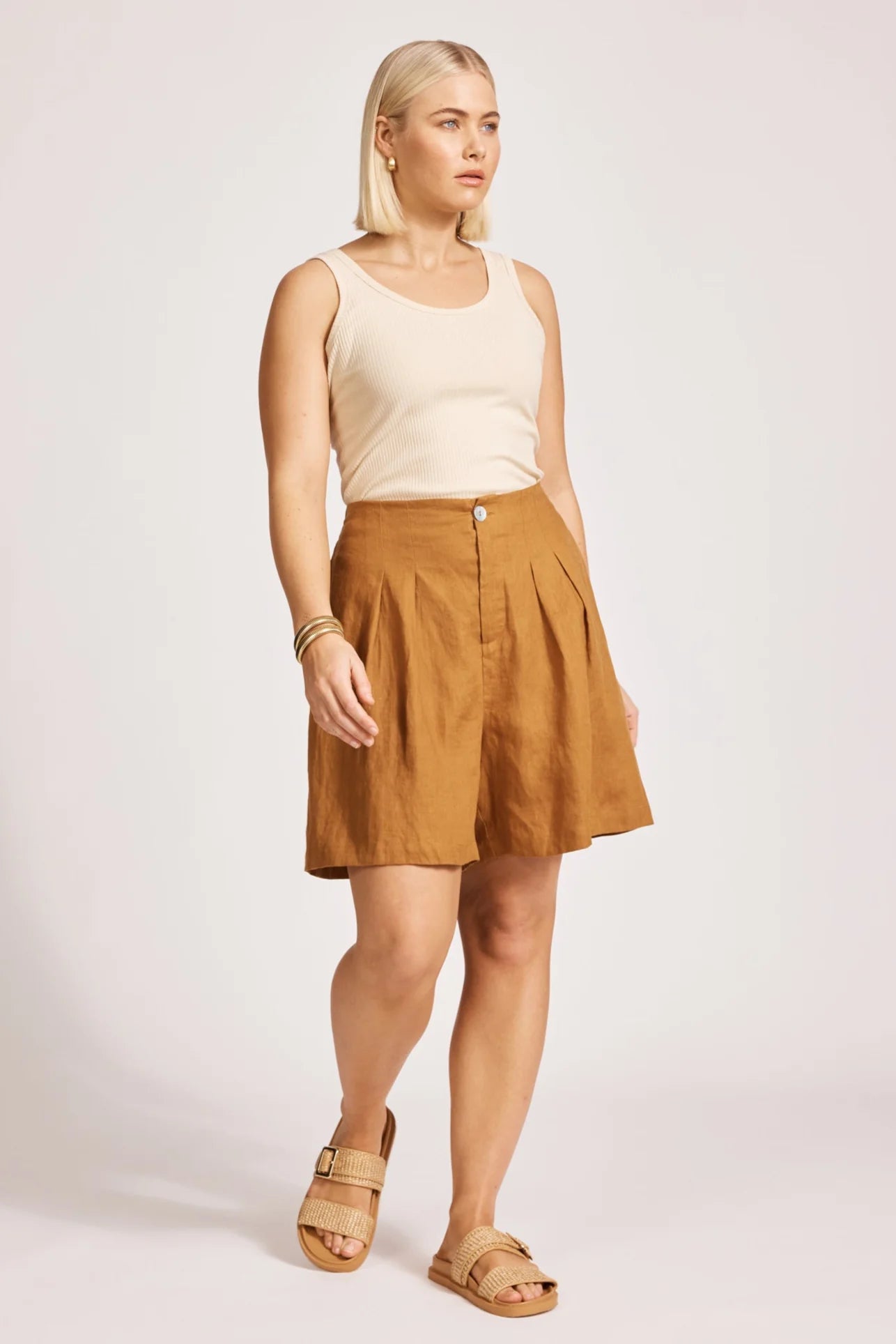 Miramar Shorts - Caramel
