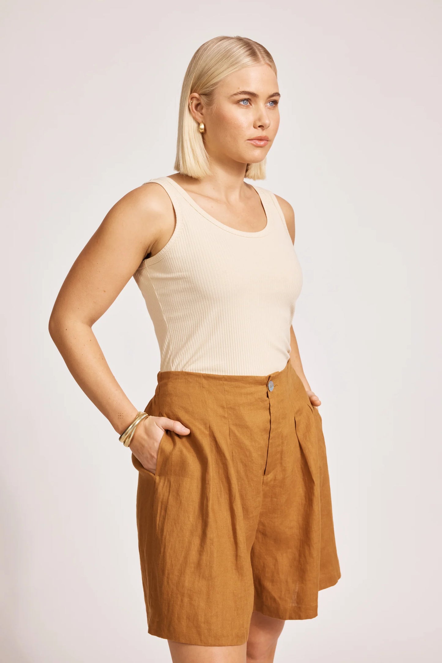Miramar Shorts - Caramel