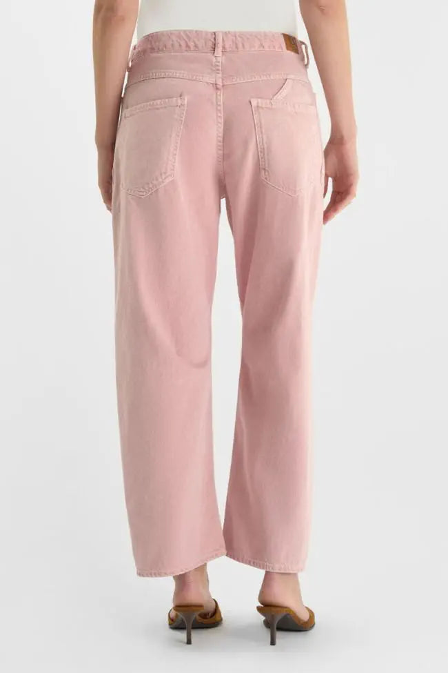 Madie Balloon Jeans - Faded Pink