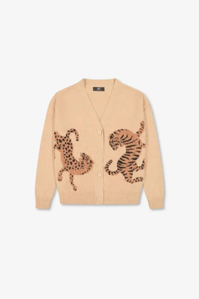 Tiger Cardigan - Maple