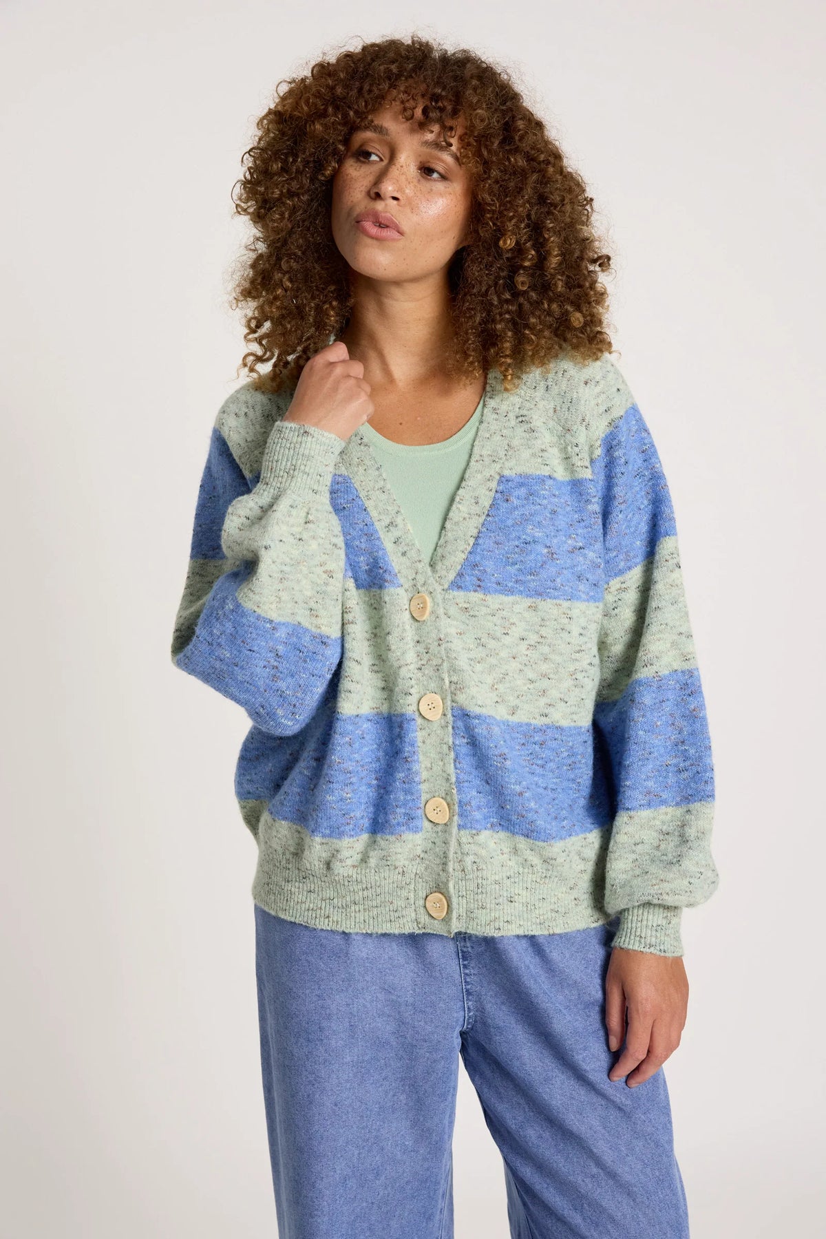 Zarda Cardigan - Sage / Lake