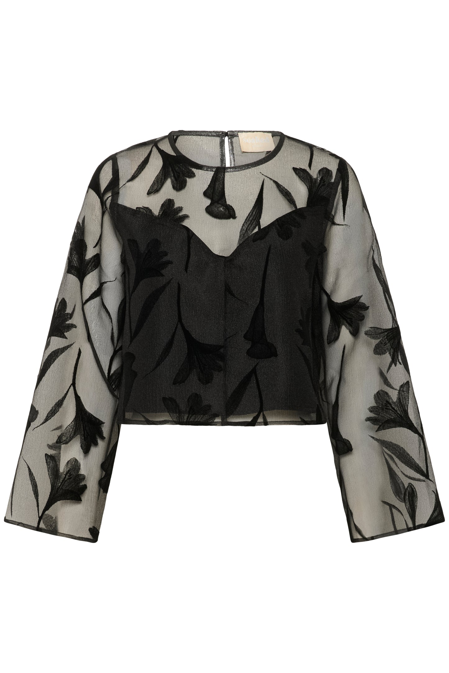 SLPhilomena Long Sleeved Blouse - Black