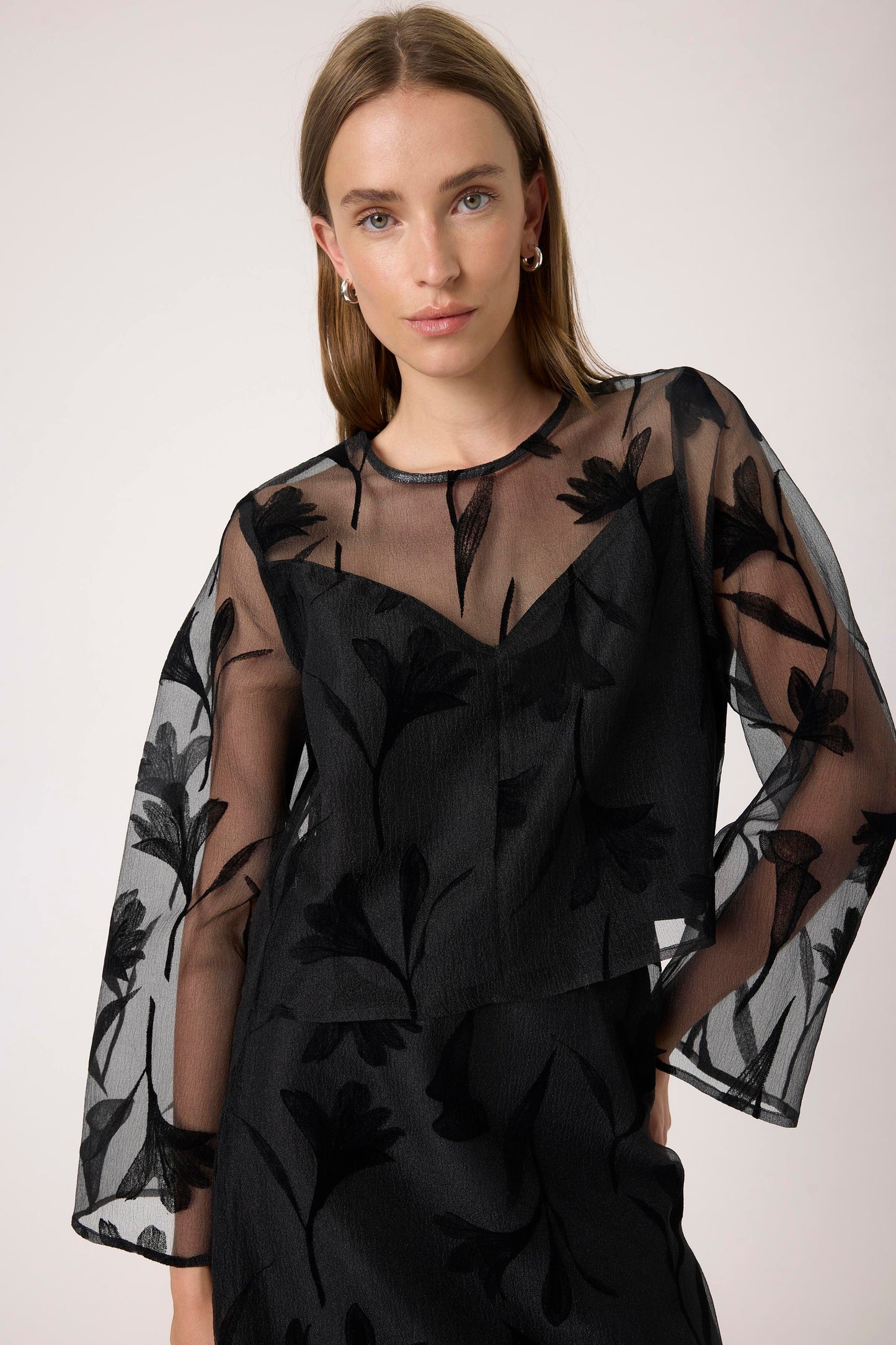 SLPhilomena Long Sleeved Blouse - Black