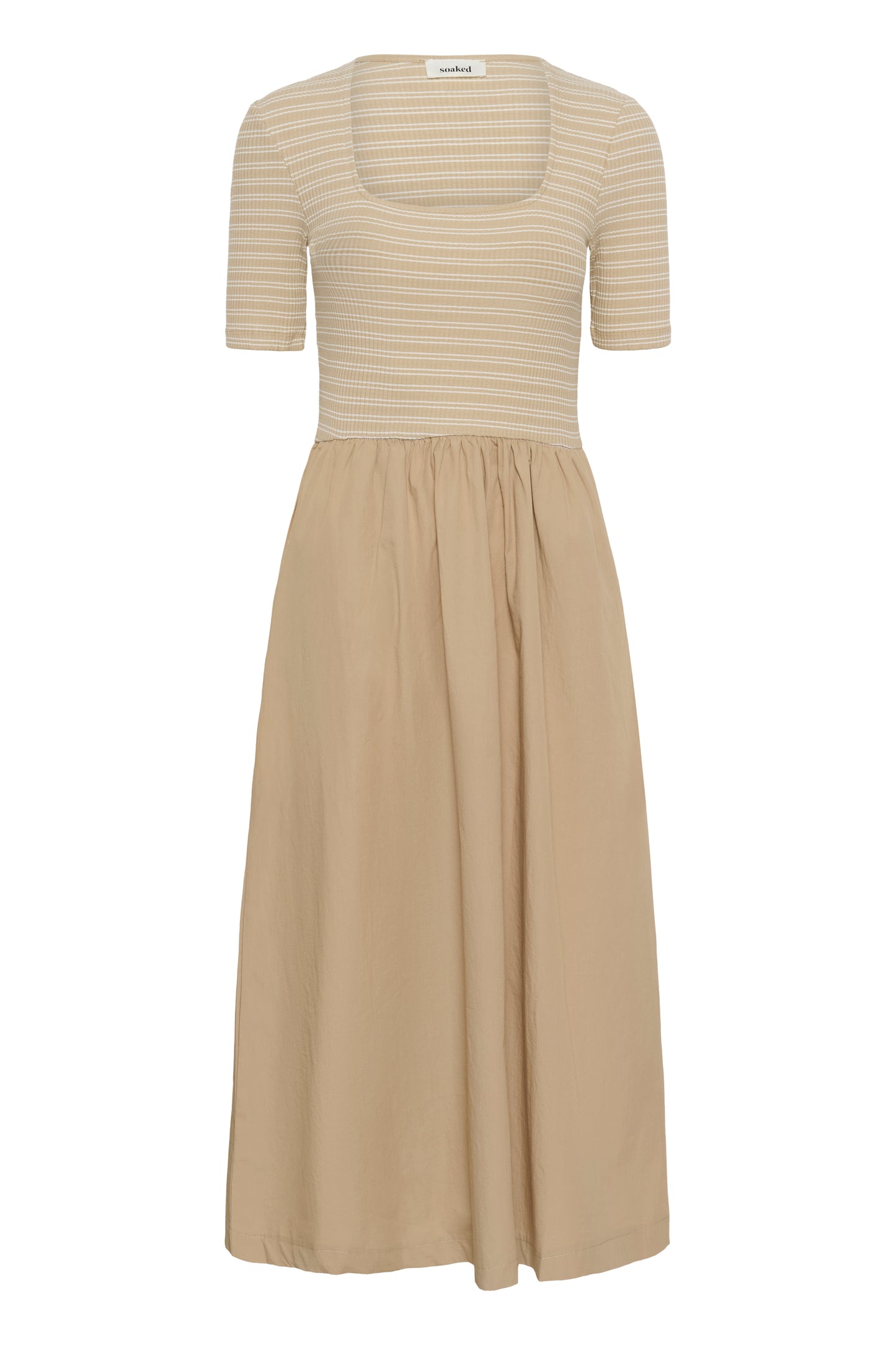 SLSimone Striped Dress - White Pepper