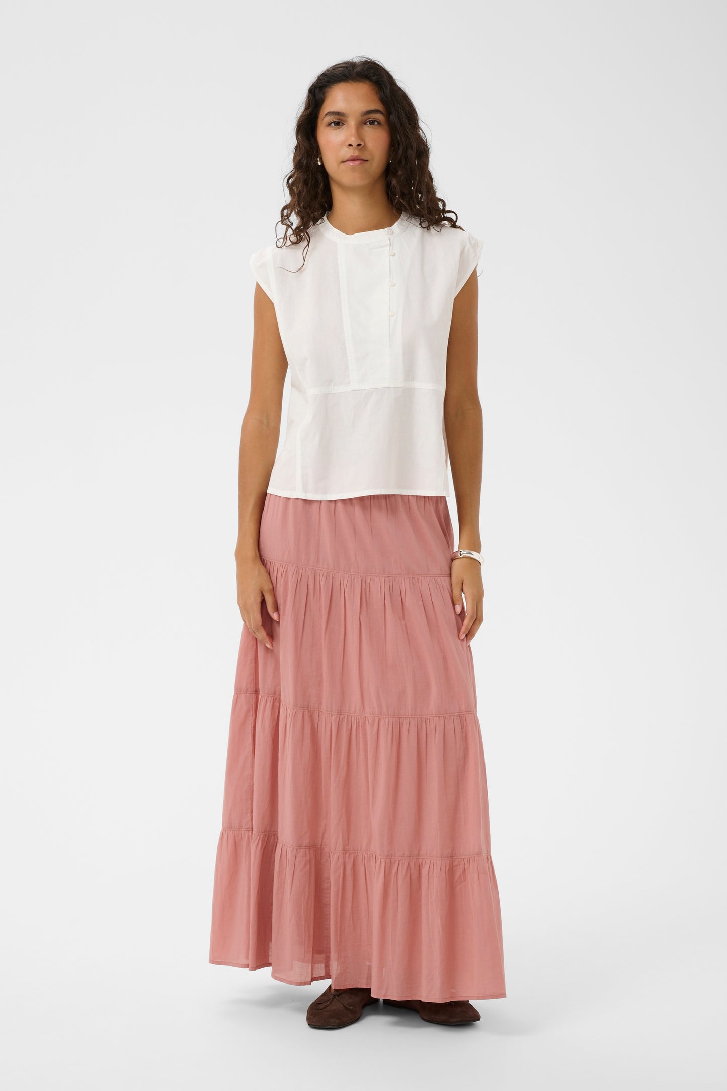 SLRuna MAxi Skirt - Ash Rose