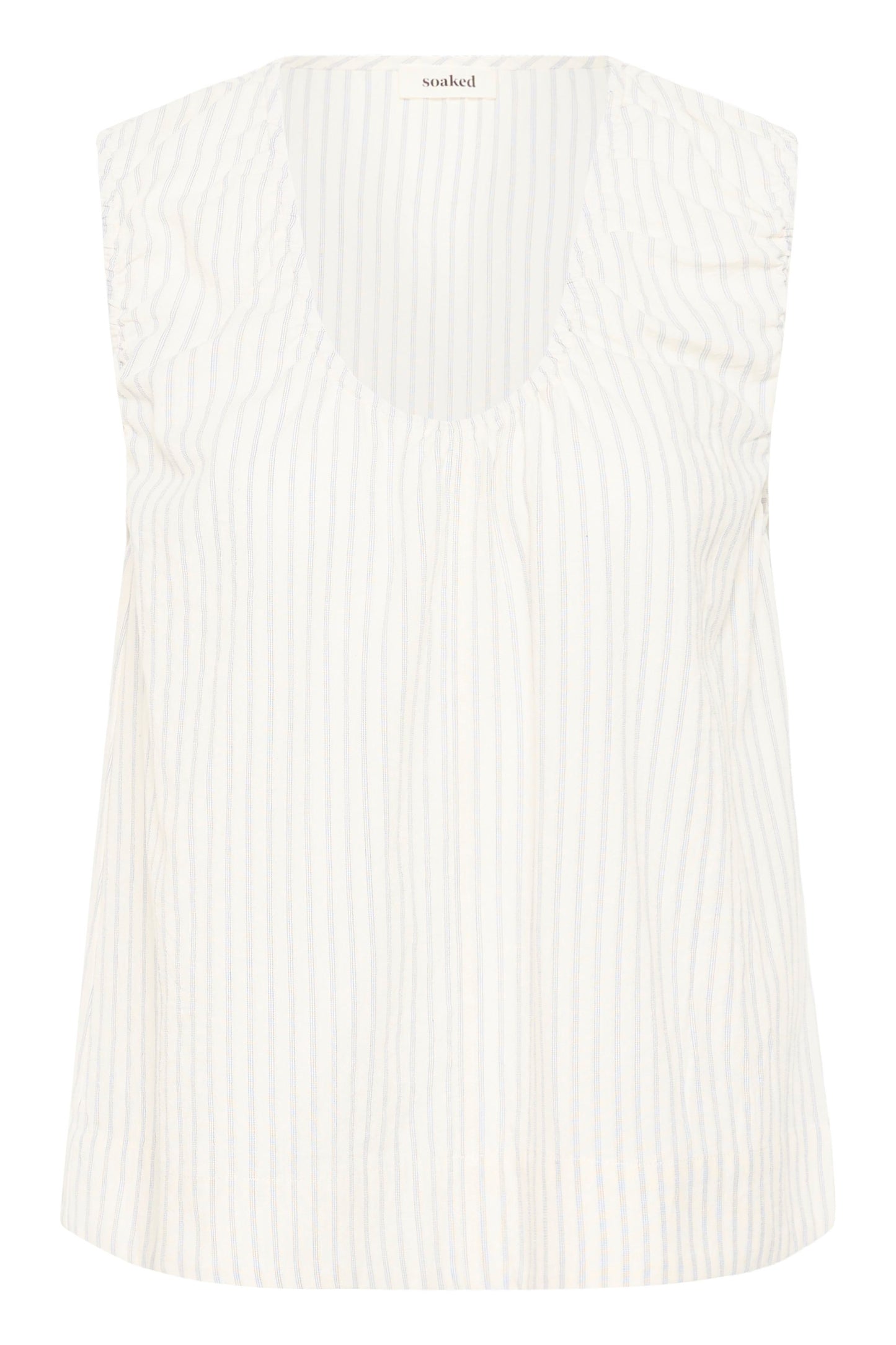 SLCandela Blouse - White & Blue Stripe