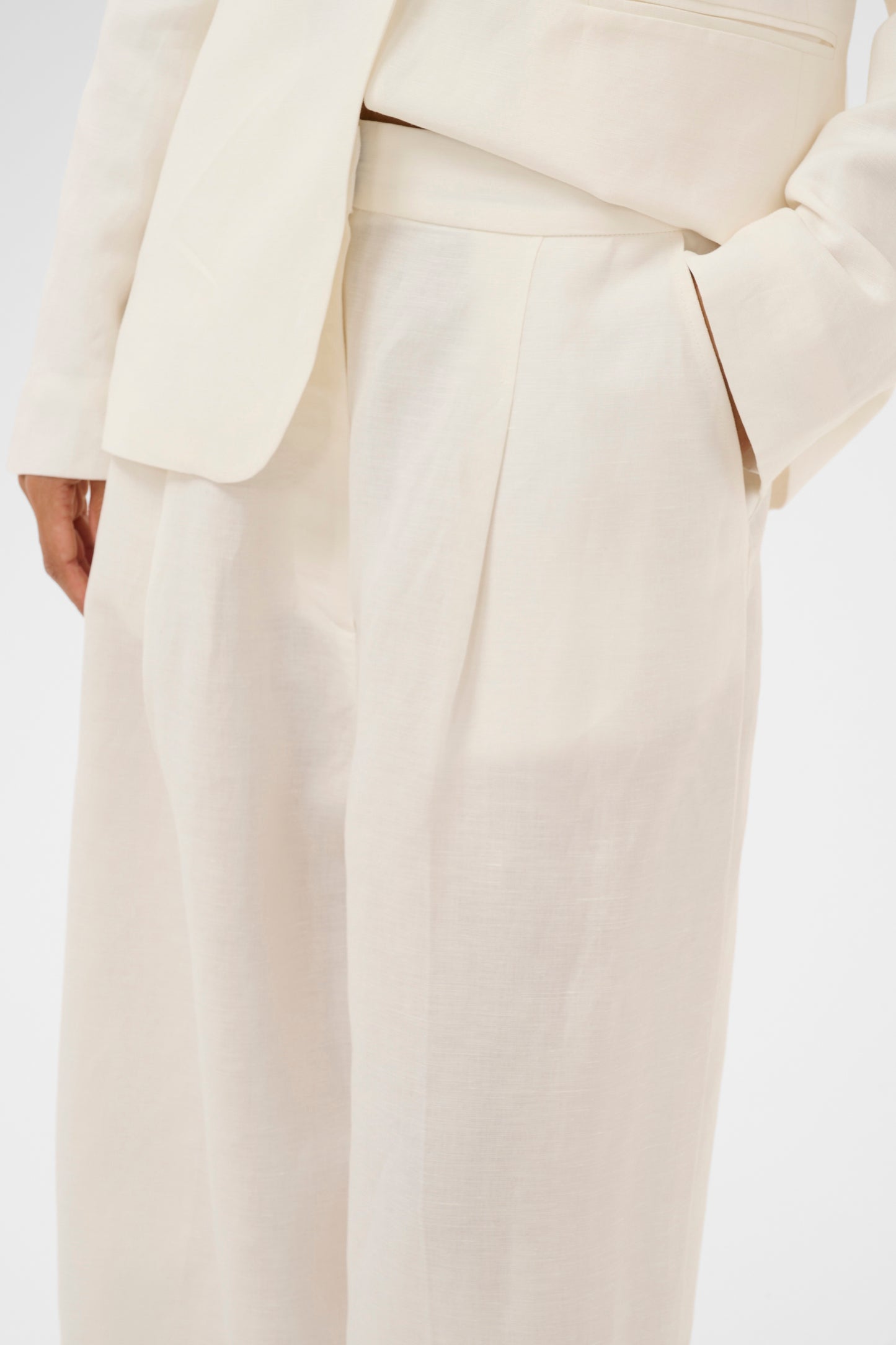 SLRagna Nanine Barrel Pants - Broken White