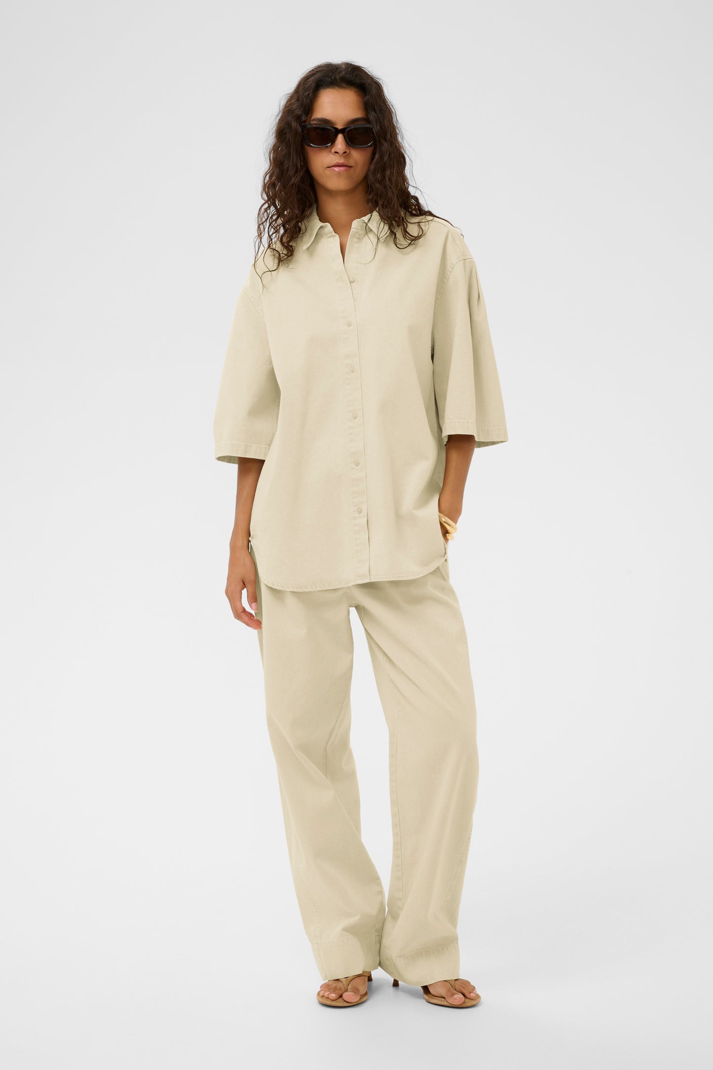 SLNinnia Shirt - Reed Yellow Denim