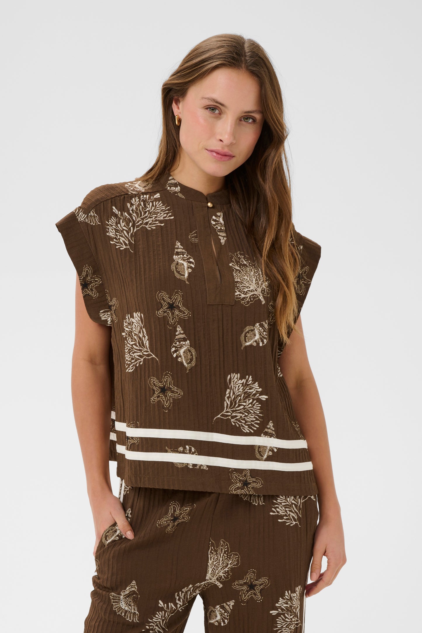 RosashellSZ Blouse - Fudge Sea Salt
