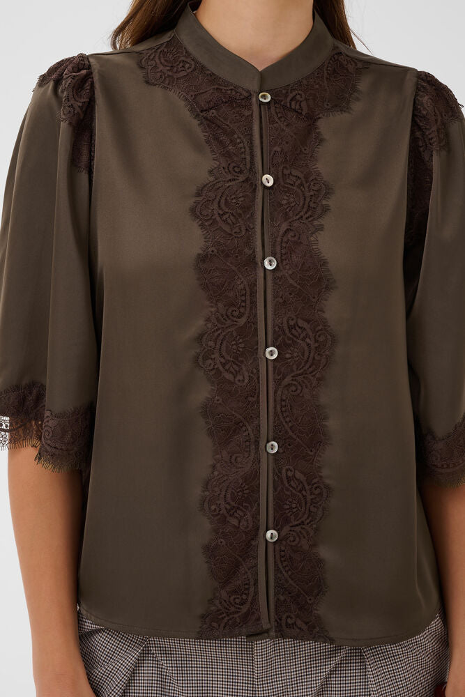 TeaganSZ Shirt - Chocolate Brown