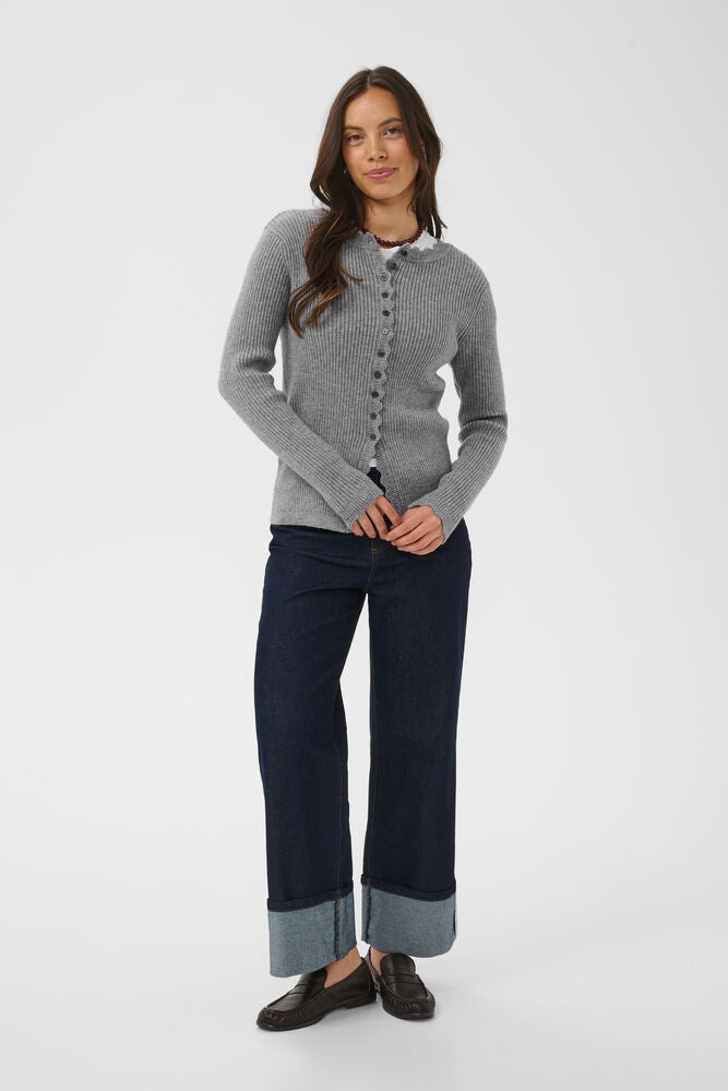 TristenSZ Cardigan - Mist Grey Melange