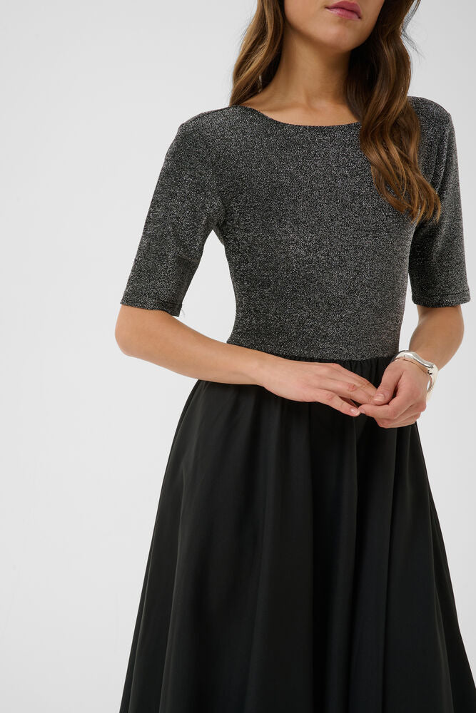 KAkirsten Dress - Black/Silver