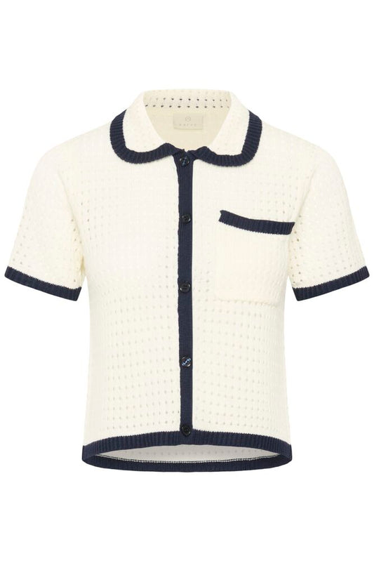 KAbrianna Knit Cardigan - White