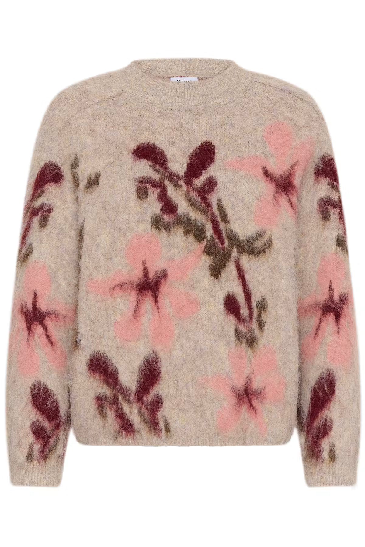 UliceSZ Pullover - Tan Winetasting Blooms