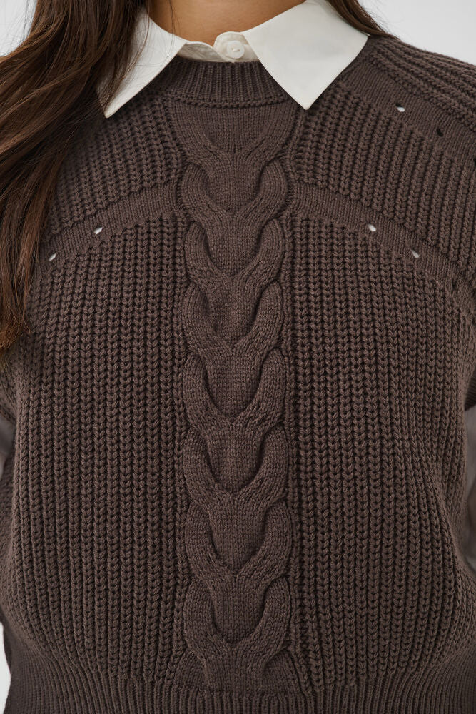 TruneSZ Vest - Chocolate Brown