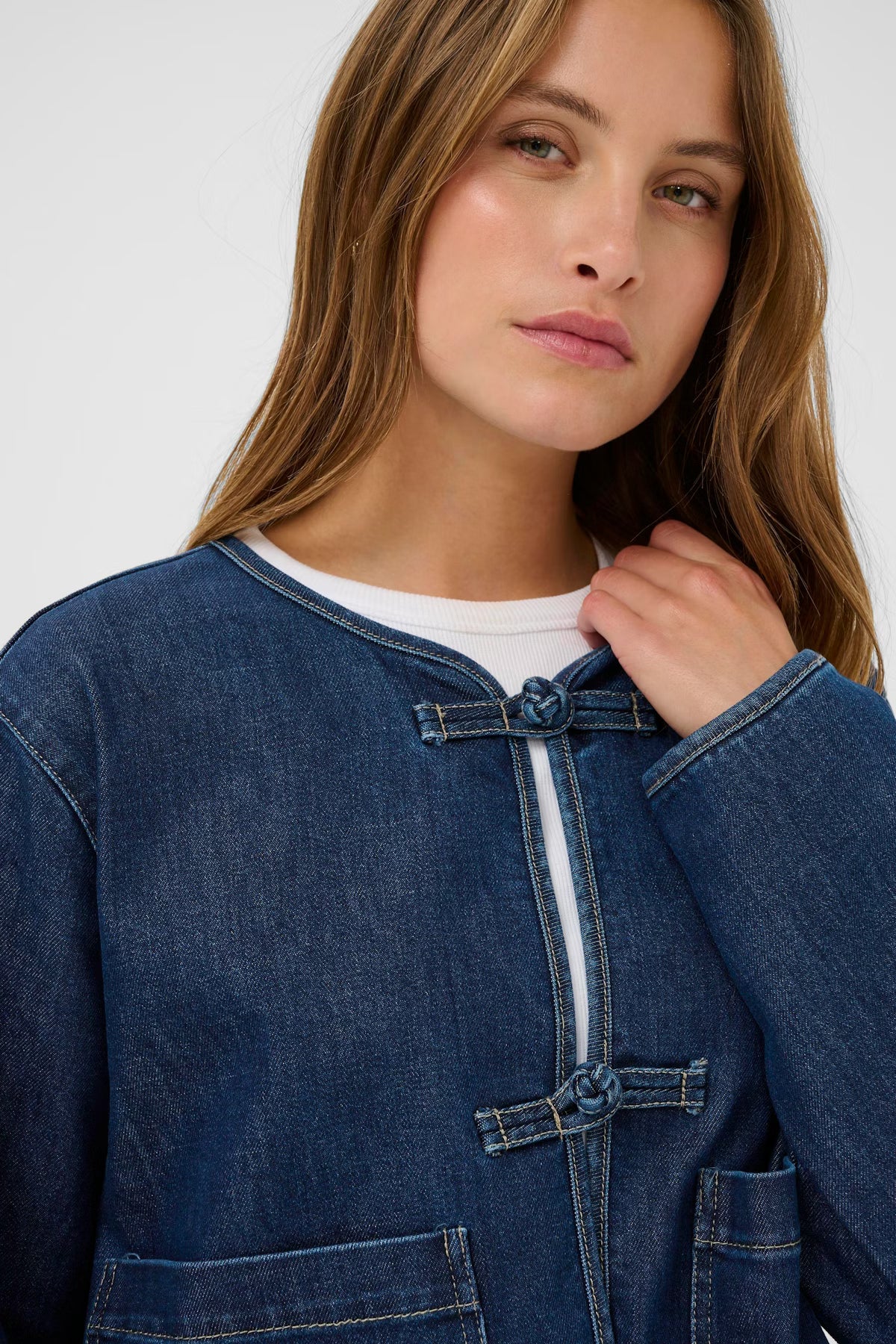 OivySZ Jacket - Medium Blue Denim