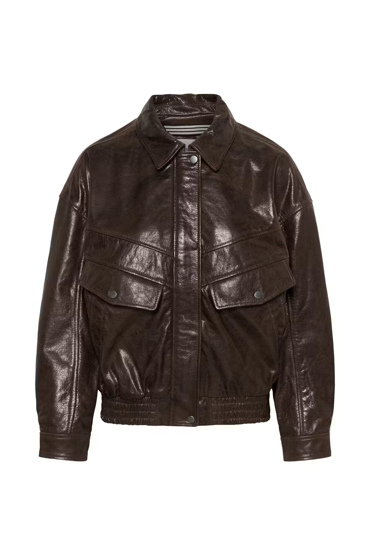 TuliaSZ Leather Jacket - Chocolate Brown