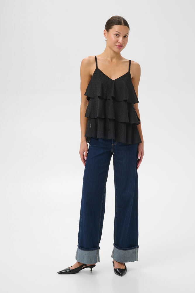 KAreema Blouse - Black Deep