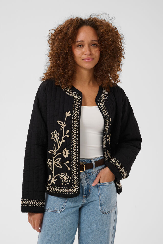 KAfibi Quilted Jacket - Black
