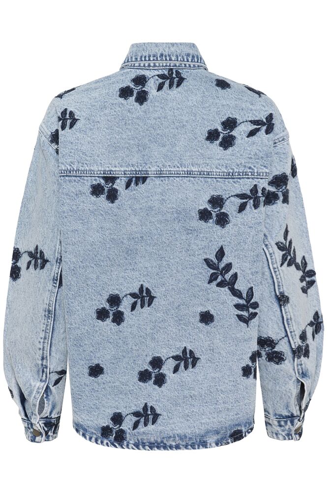 KAbabena Denim Jacket - Blue/Navy Floral