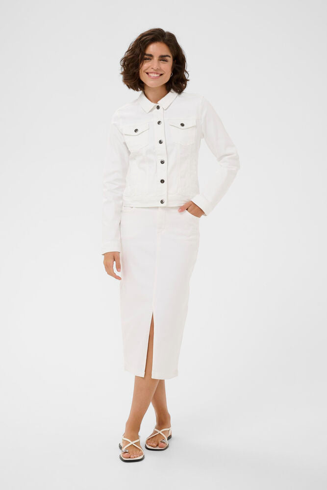 KAzelina Denim Jacket - Chalk