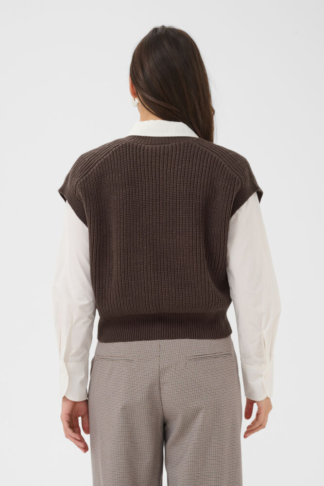 TruneSZ Vest - Chocolate Brown