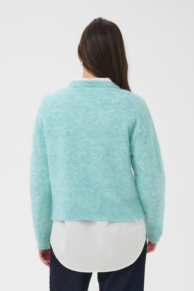 TabanaSZ Pullover - Aqua Haze Melange