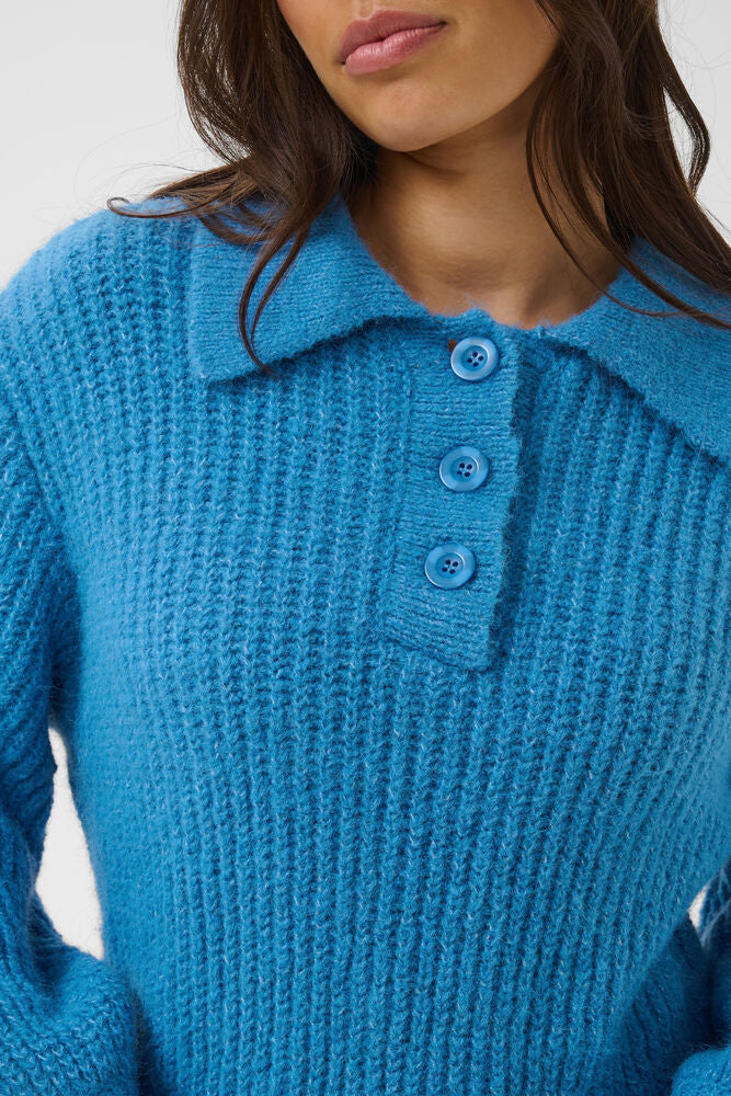 TabbathaSZ Polo Pullover - Lichen Blue Melange