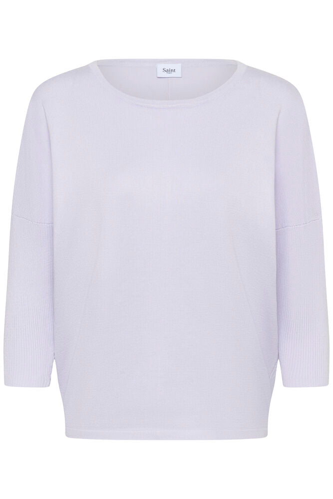 MilaSZ Round Neck Pullover - Misty Lilac