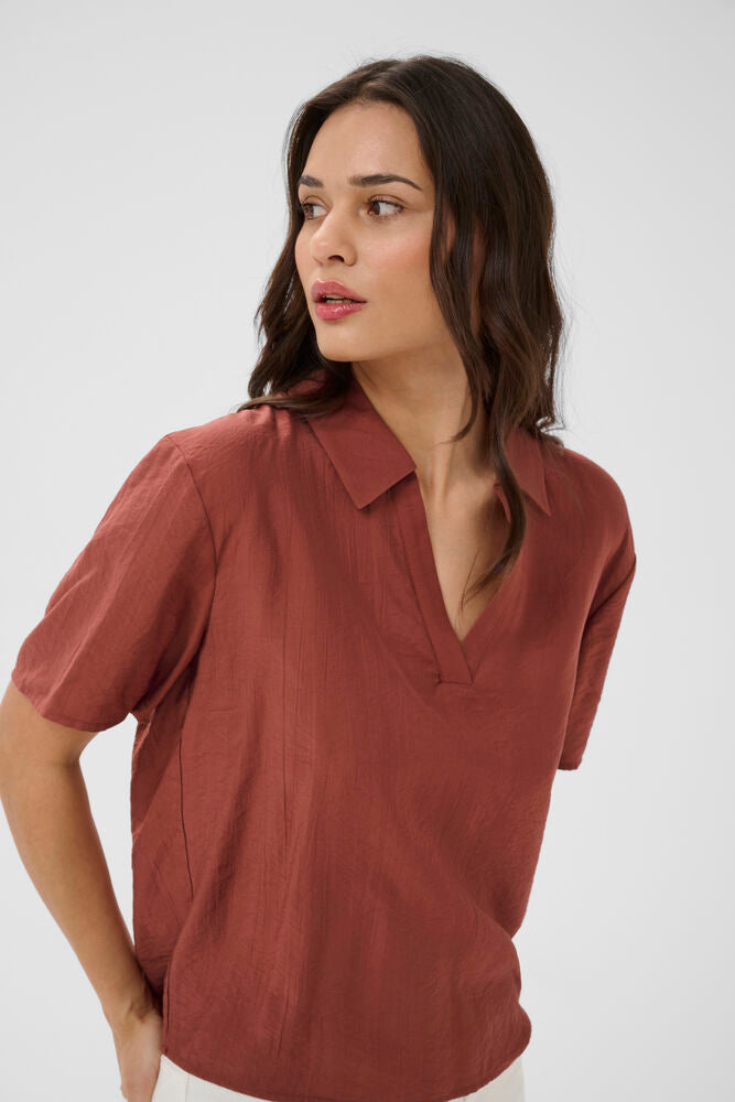 KAemily Blouse - Henna Brown