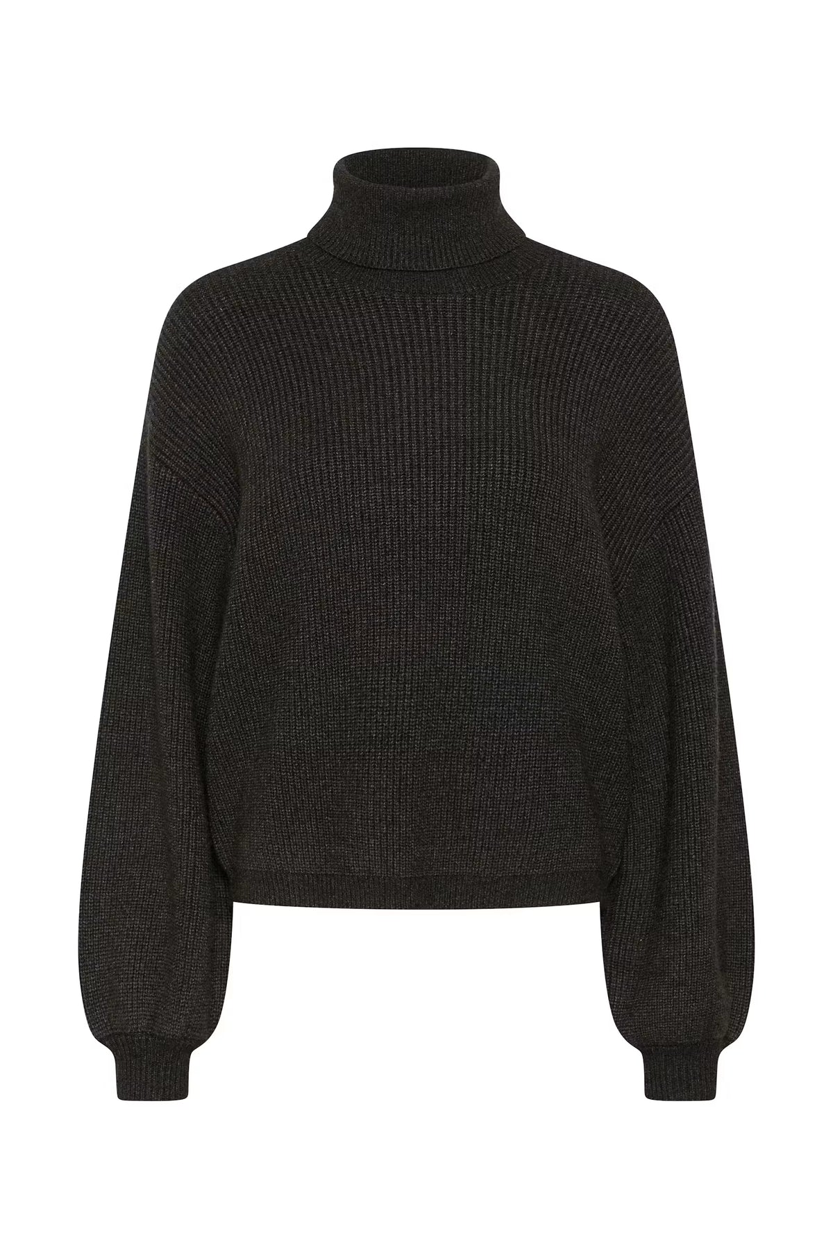 KAbarbara Rollneck Pullover - Dark Grey