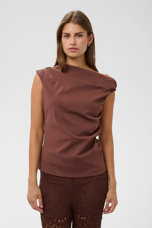 SLEirlys Dalida Top - Brown Stone