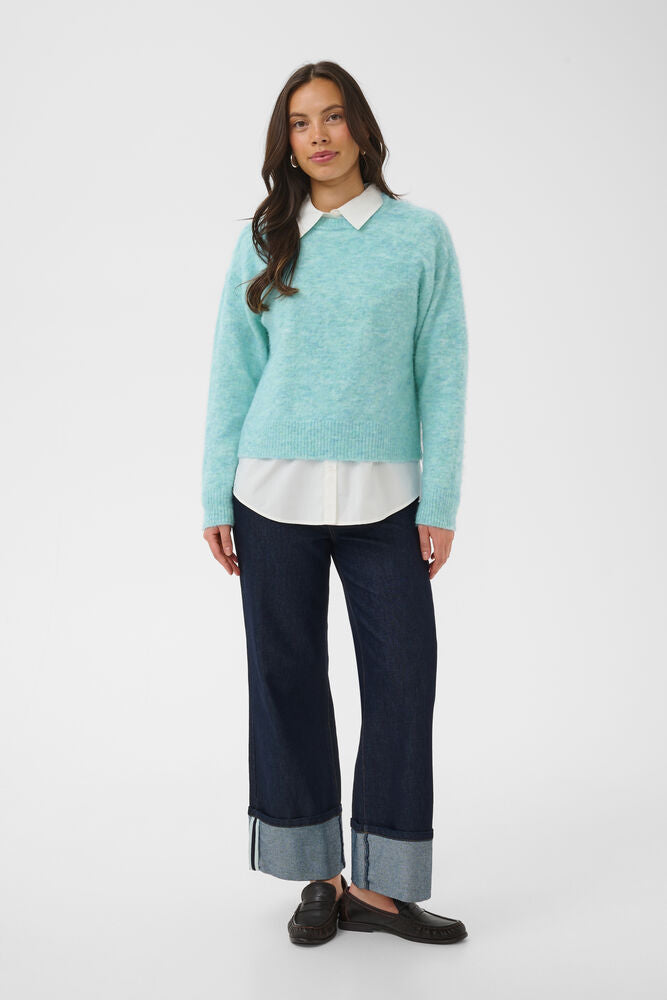 TabanaSZ Pullover - Aqua Haze Melange