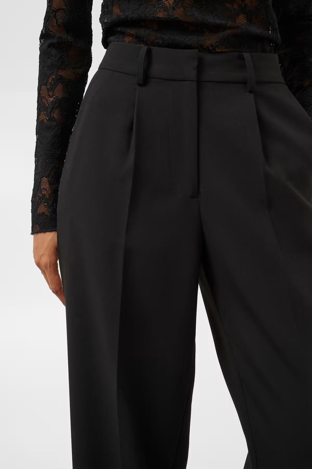 SLCorinne Suiting Pants Lace - Black