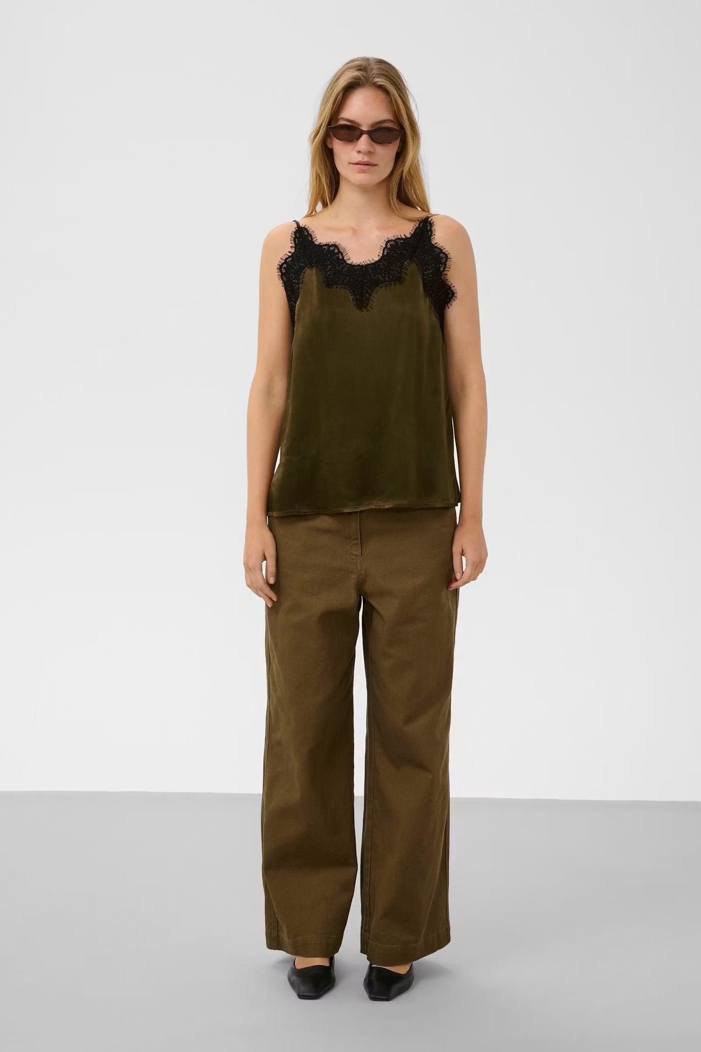 SLIrini Lace Top - Beech