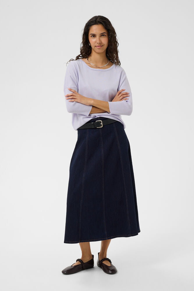 MilaSZ Round Neck Pullover - Misty Lilac