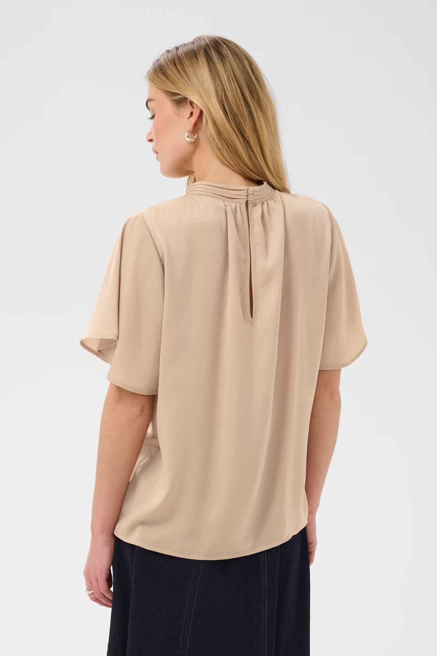 AileenSZ Flared Blouse - Savannah Tan