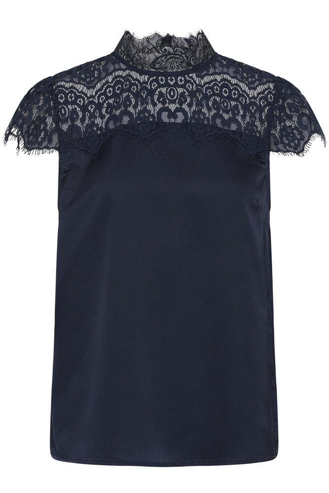 TeaganSZ Short Sleeve Blouse - Night Sky