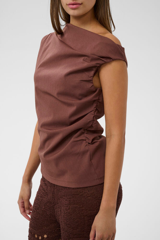 SLEirlys Dalida Top - Brown Stone