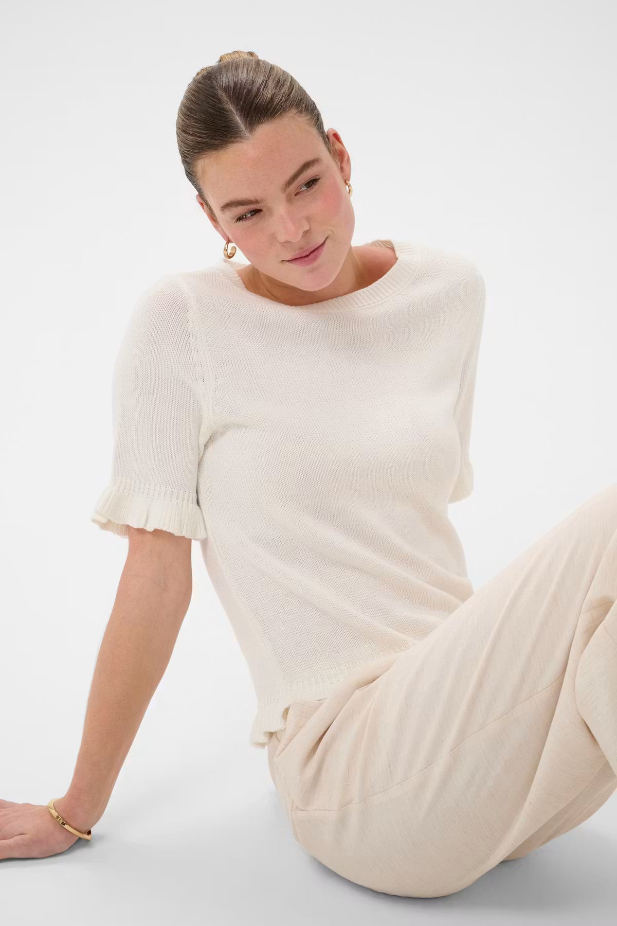 KAlindsay Knit Pullover - Chalk