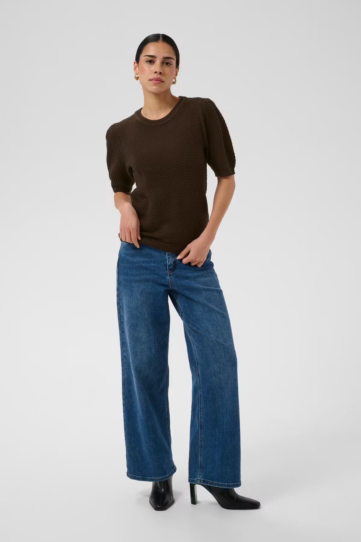 KAvivian Knit Pullover - Coffee Bean