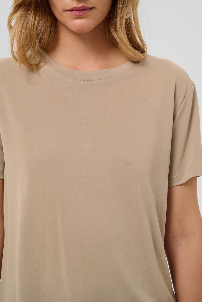 SLColumbine Crew Neck T-Shirt - Silver Mink