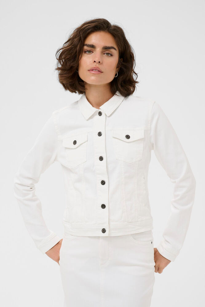 KAzelina Denim Jacket - Chalk