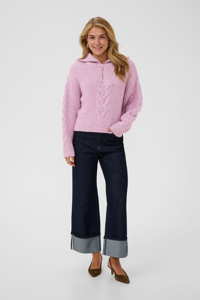 TalmaSZ Pullover - Mauve Mist Melange