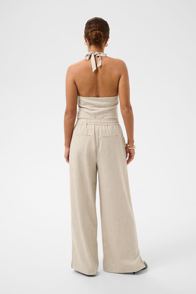 KAomila Trousers - Feather Grey Melange