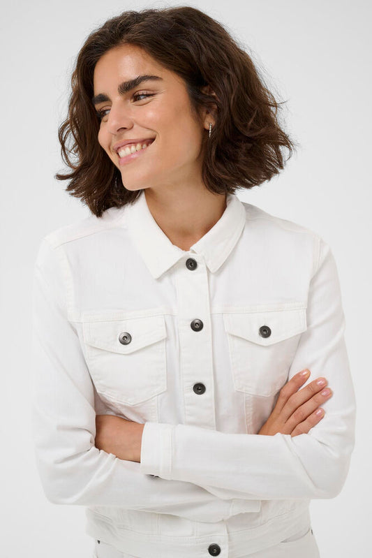 KAzelina Denim Jacket - Chalk
