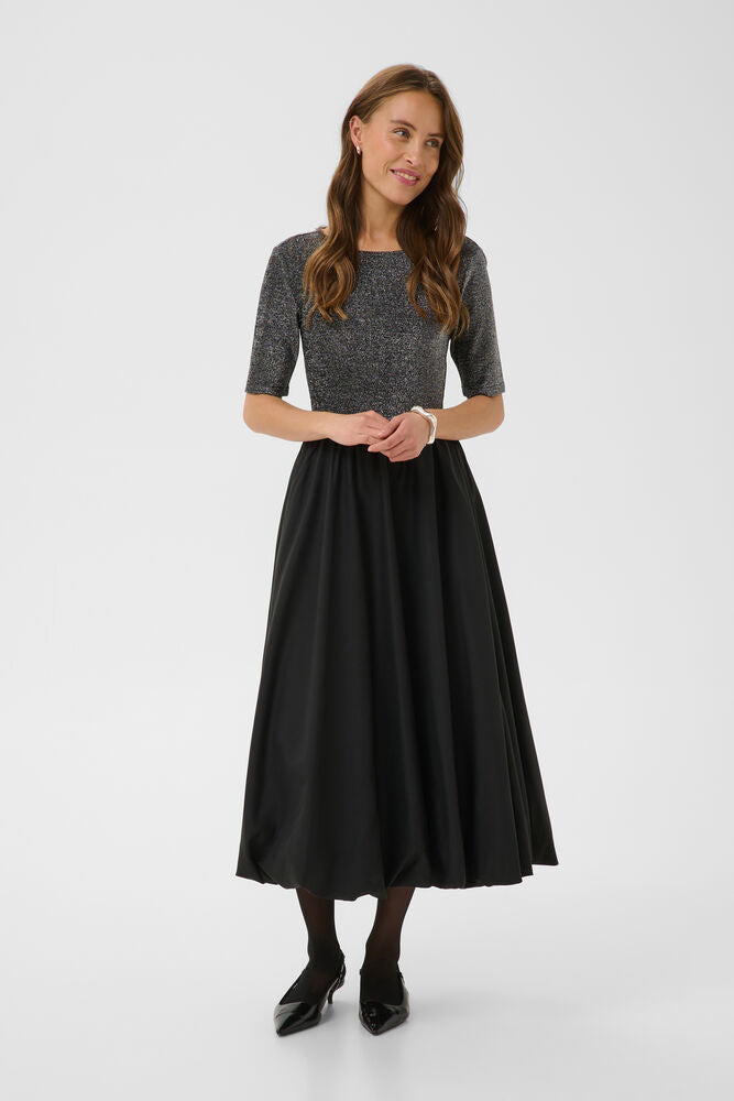 KAkirsten Dress - Black/Silver